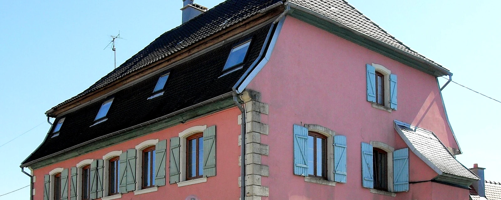 Vue de Soppe-le-Bas, Haut-Rhin