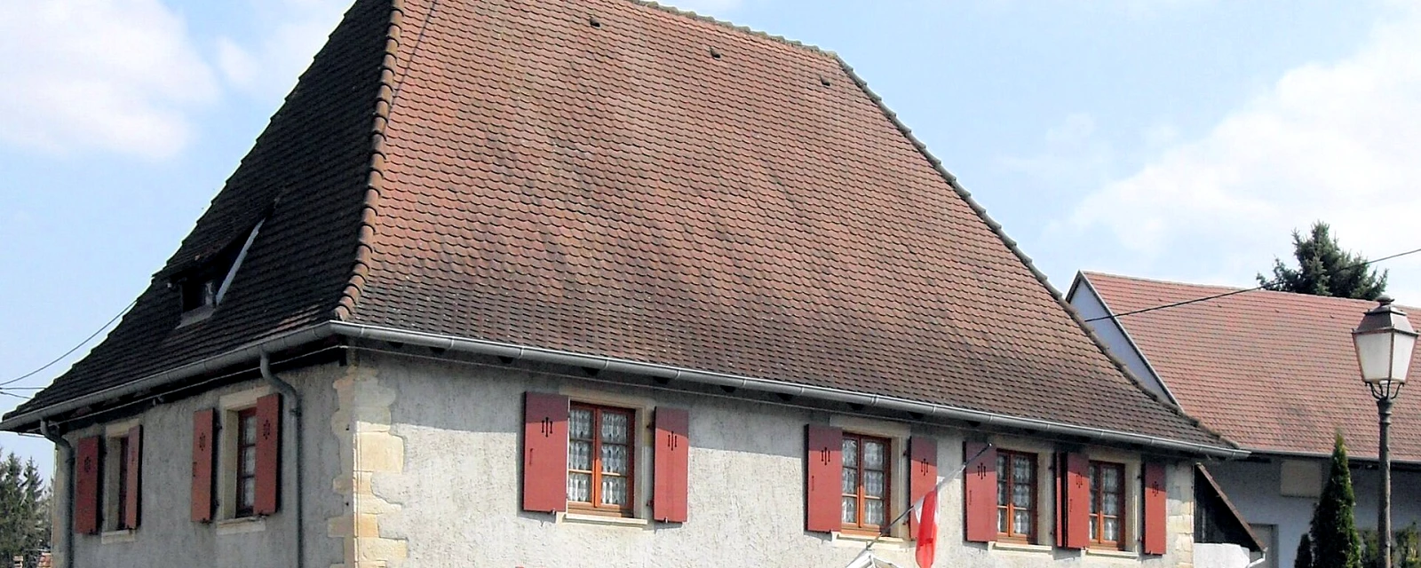 Vue de Steinbrunn-le-Bas, Haut-Rhin