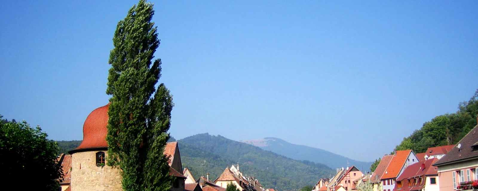 Vue de Thann, Haut-Rhin