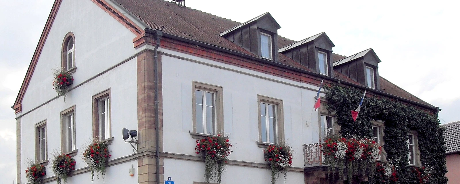 Vue de Ungersheim, Haut-Rhin
