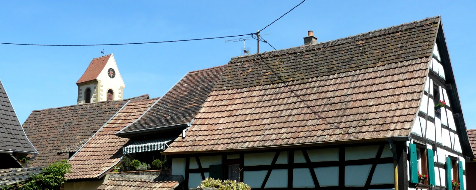 Vue de Vœgtlinshoffen, Haut-Rhin