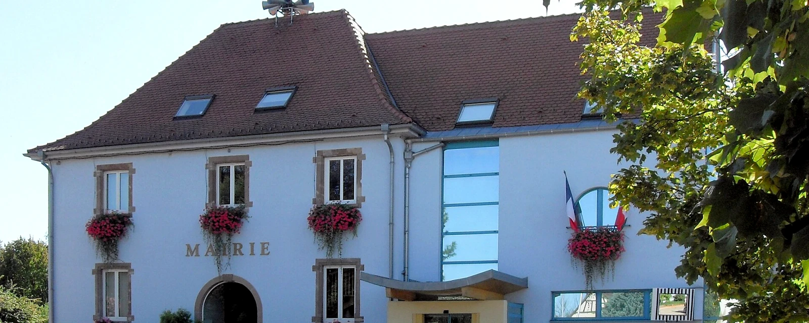 Vue de Vogelgrun, Haut-Rhin