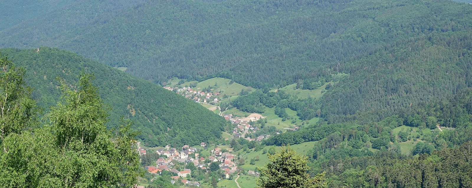Vue de Wasserbourg, Haut-Rhin