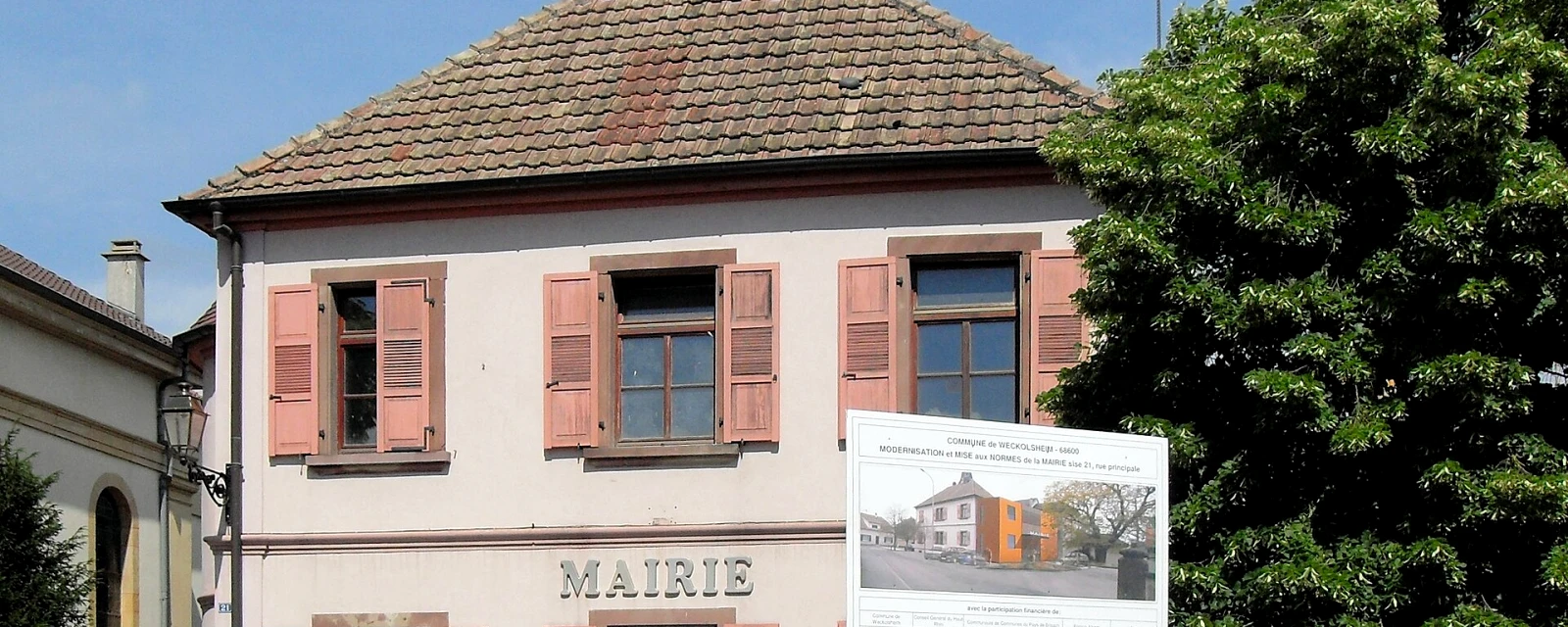 Vue de Weckolsheim, Haut-Rhin