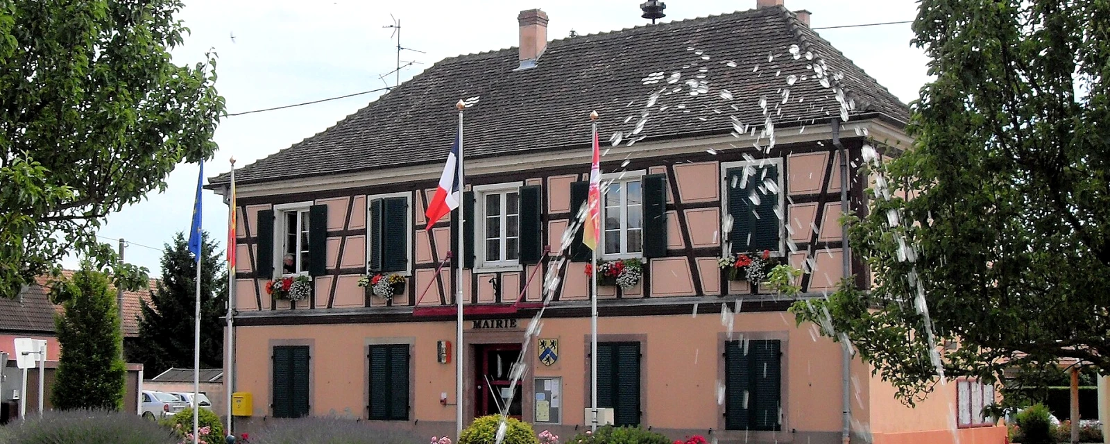 Vue de Wolfgantzen, Haut-Rhin