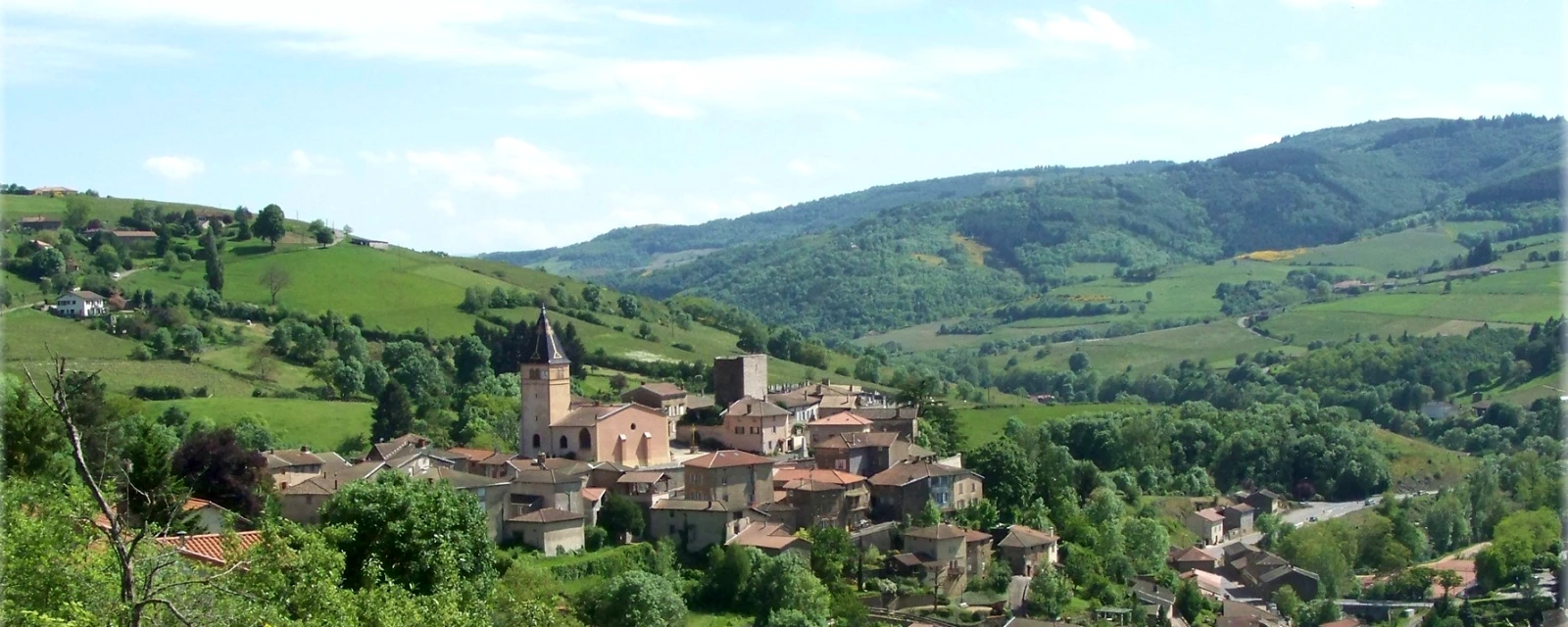 Vue de Chamelet, Rhône