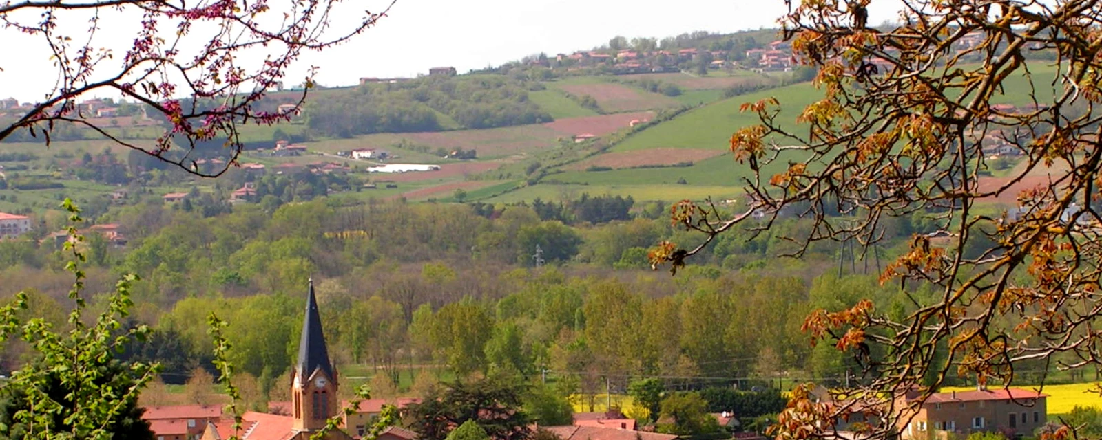Vue de Civrieux-d'Azergues, Rhône