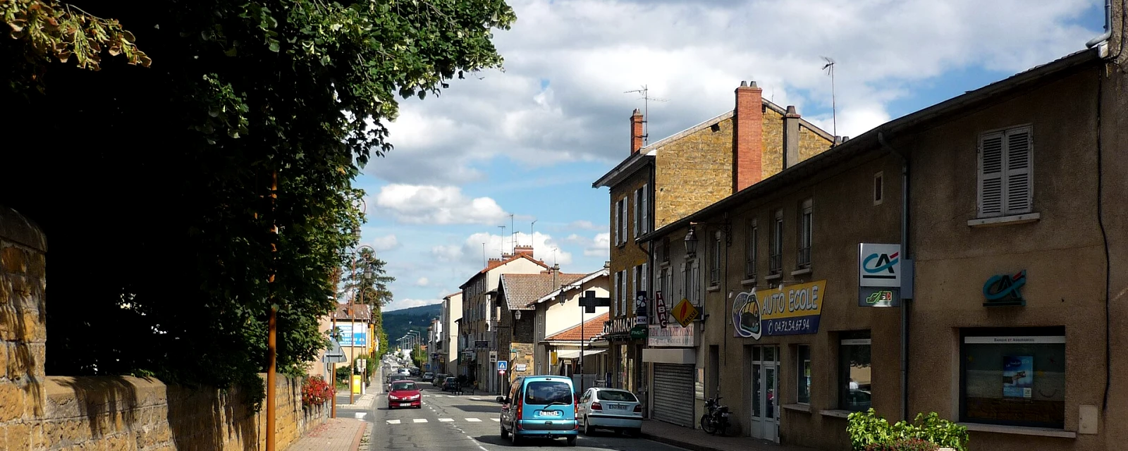 Vue de Lozanne, Rhône