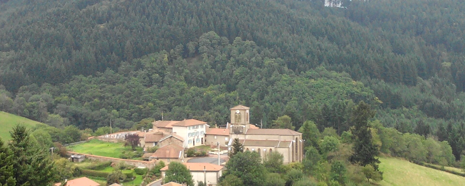 Vue de Saint-Appolinaire, Rhône