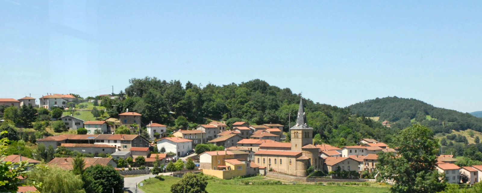 Vue de Saint-Clément-les-Places, Rhône