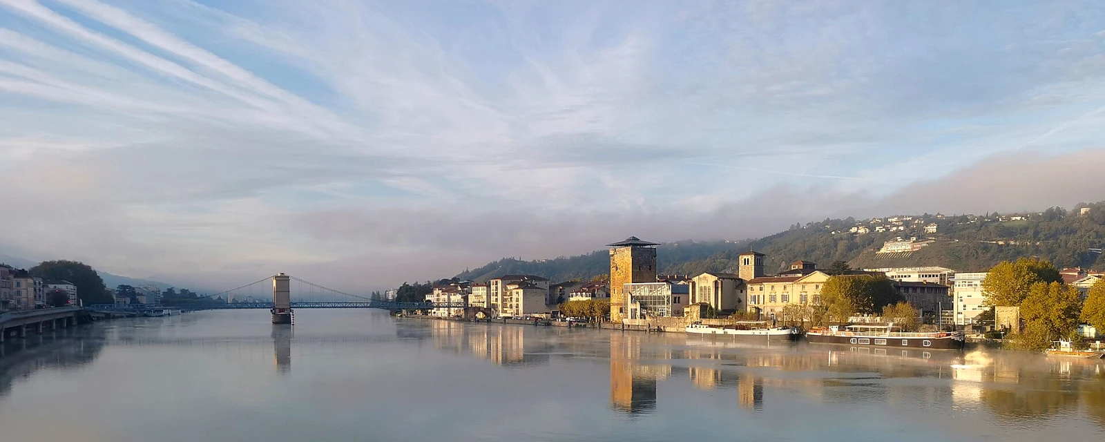Vue de Sainte-Colombe, Rhône