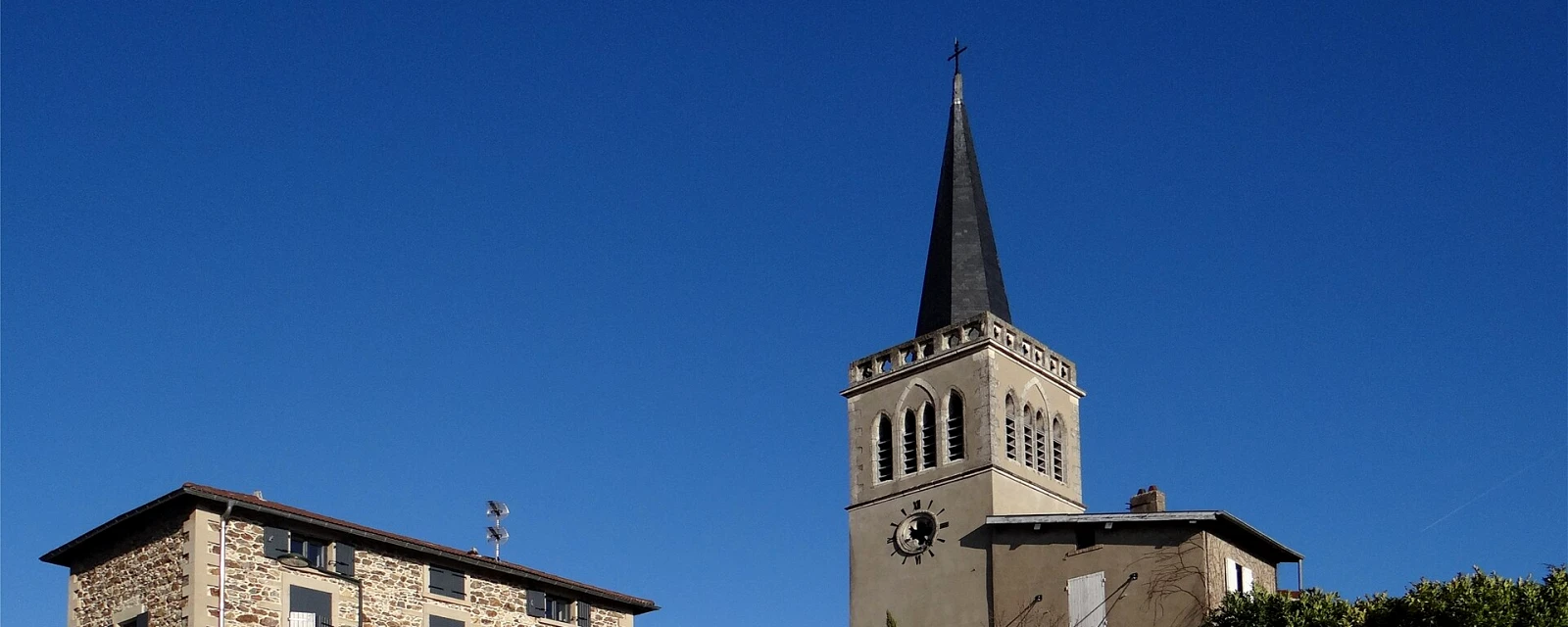 Vue de Saint-Cyr-sur-le-Rhône, Rhône