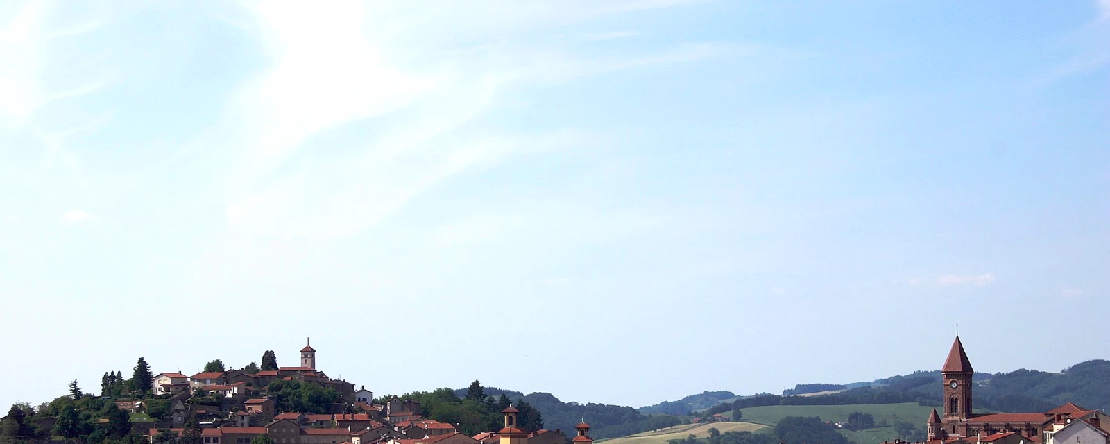 Vue de Thizy-les-Bourgs, Rhône
