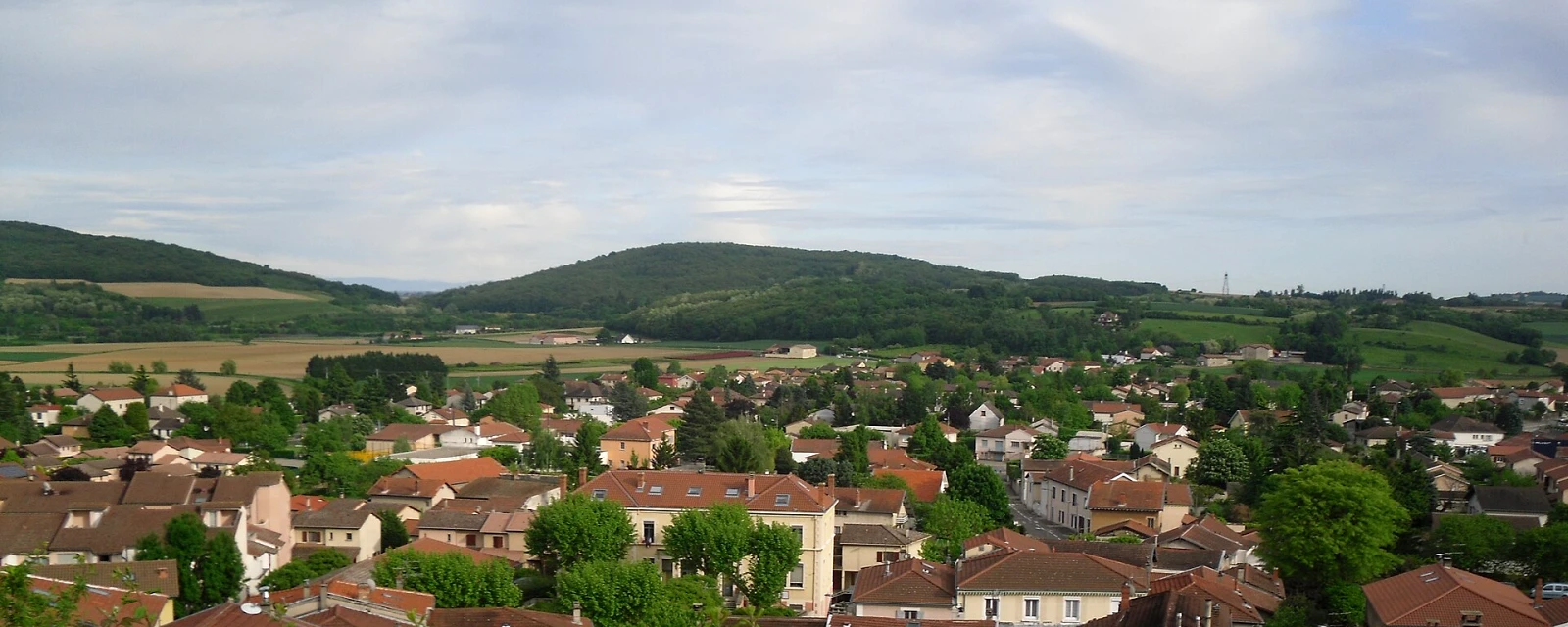 Vue de Communay, Rhône