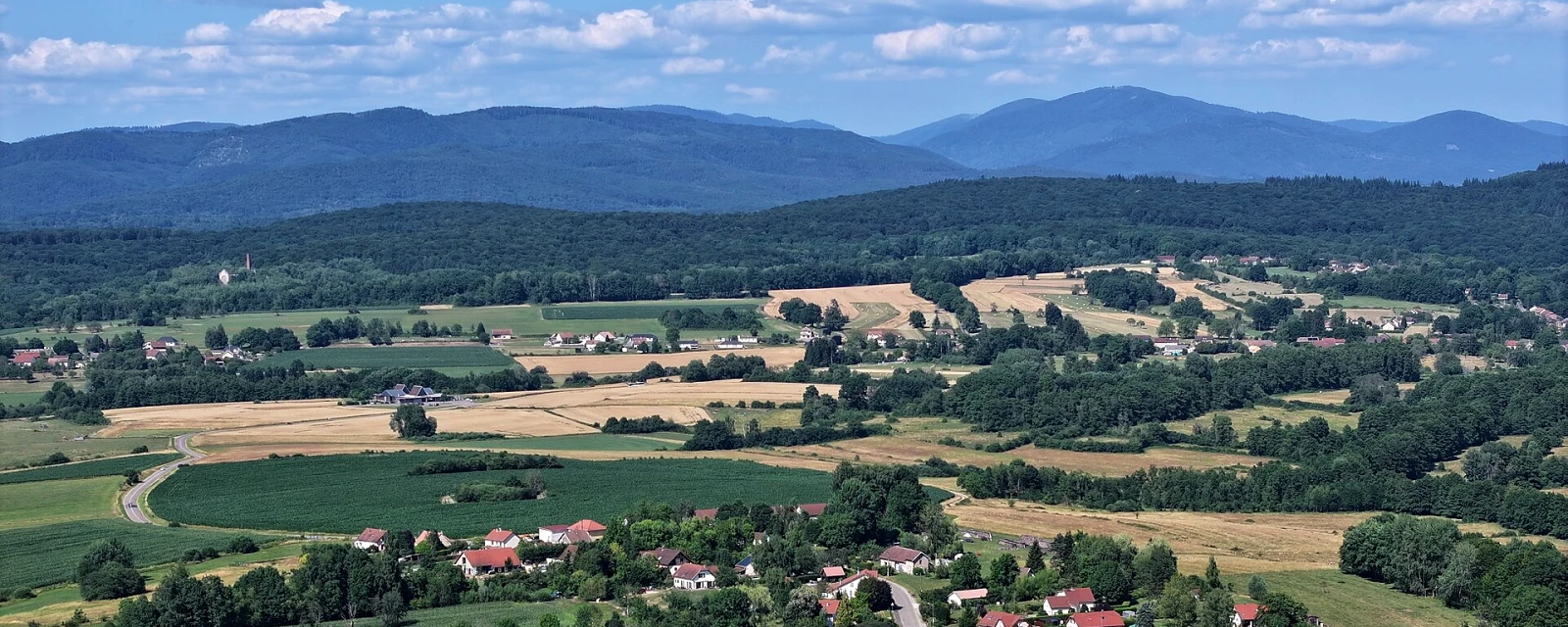 Vue de Andornay, Haute-Saône