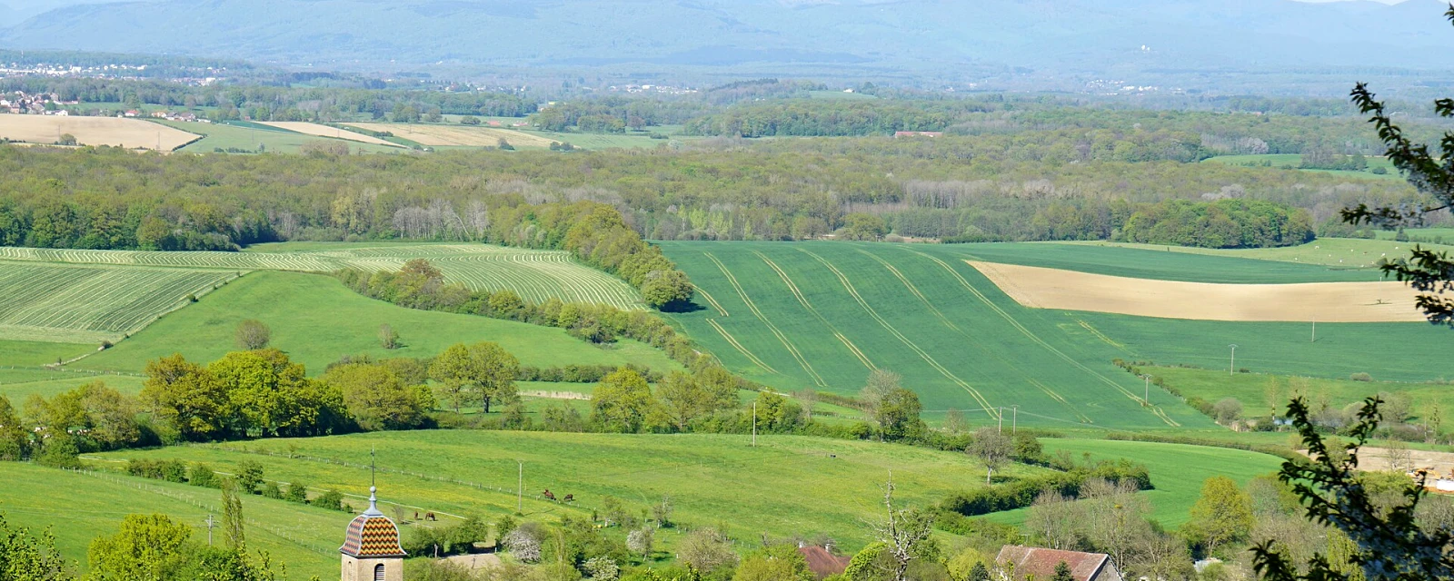 Vue de Arpenans, Haute-Saône
