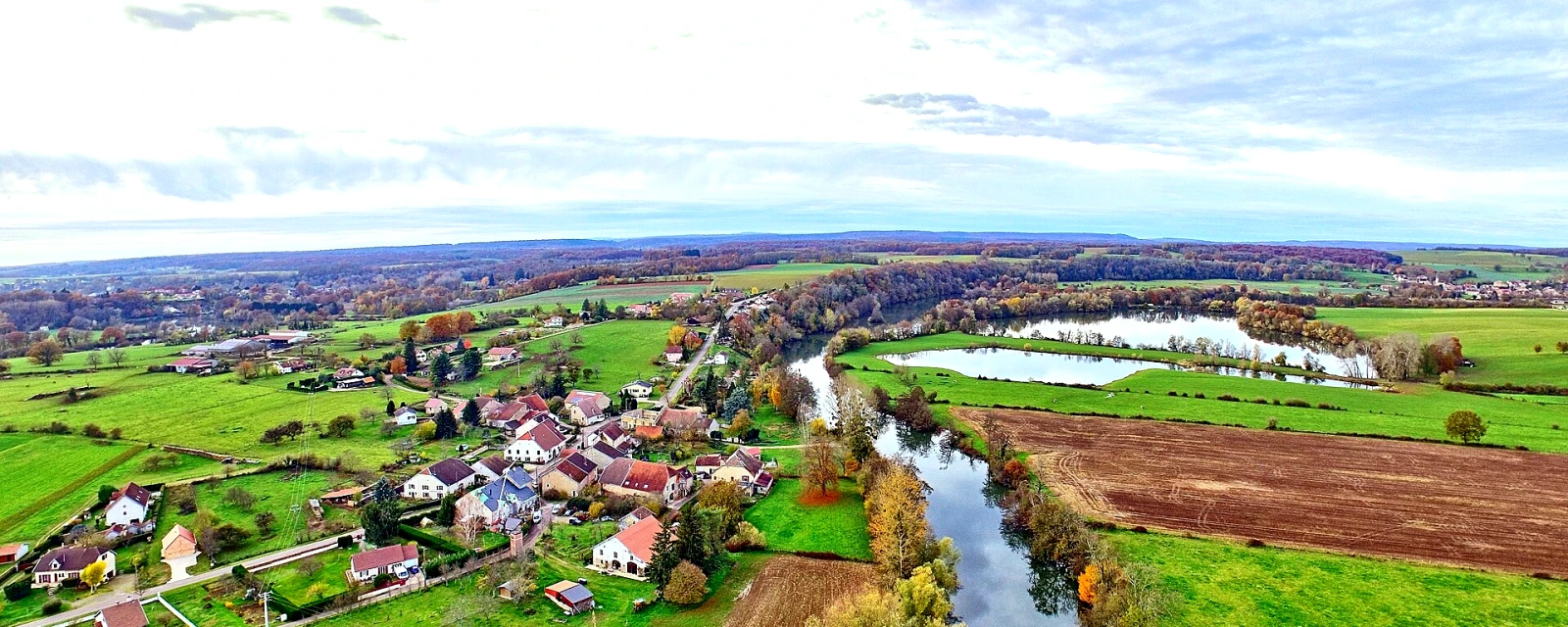 Vue de Aulx-lès-Cromary, Haute-Saône