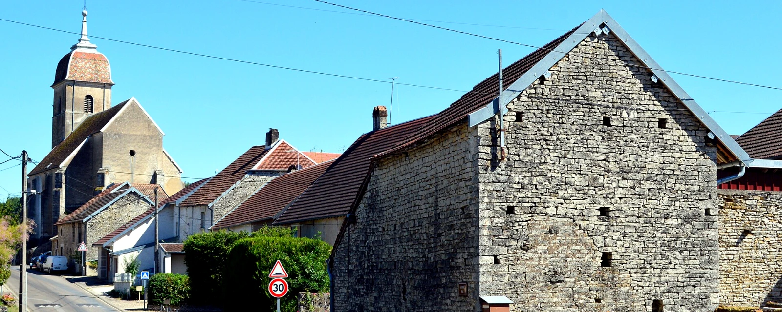 Vue de Autoreille, Haute-Saône