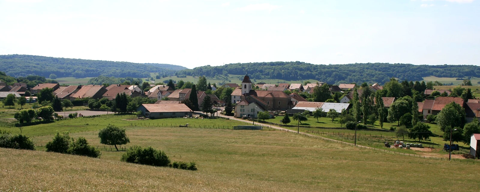 Vue de Autrey-lès-Cerre, Haute-Saône
