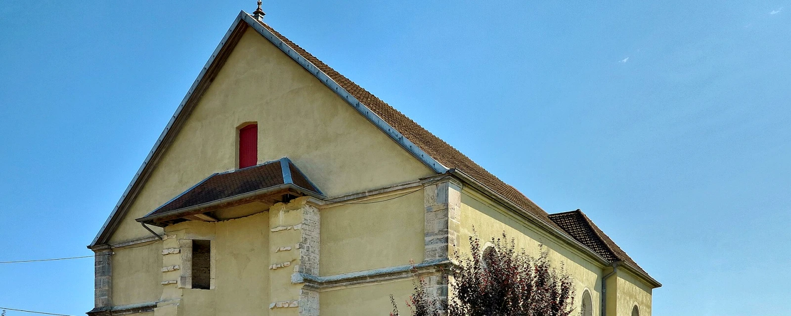 Vue de Beaumotte-Aubertans, Haute-Saône
