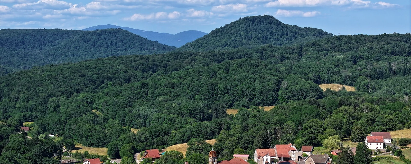 Vue de Belverne, Haute-Saône