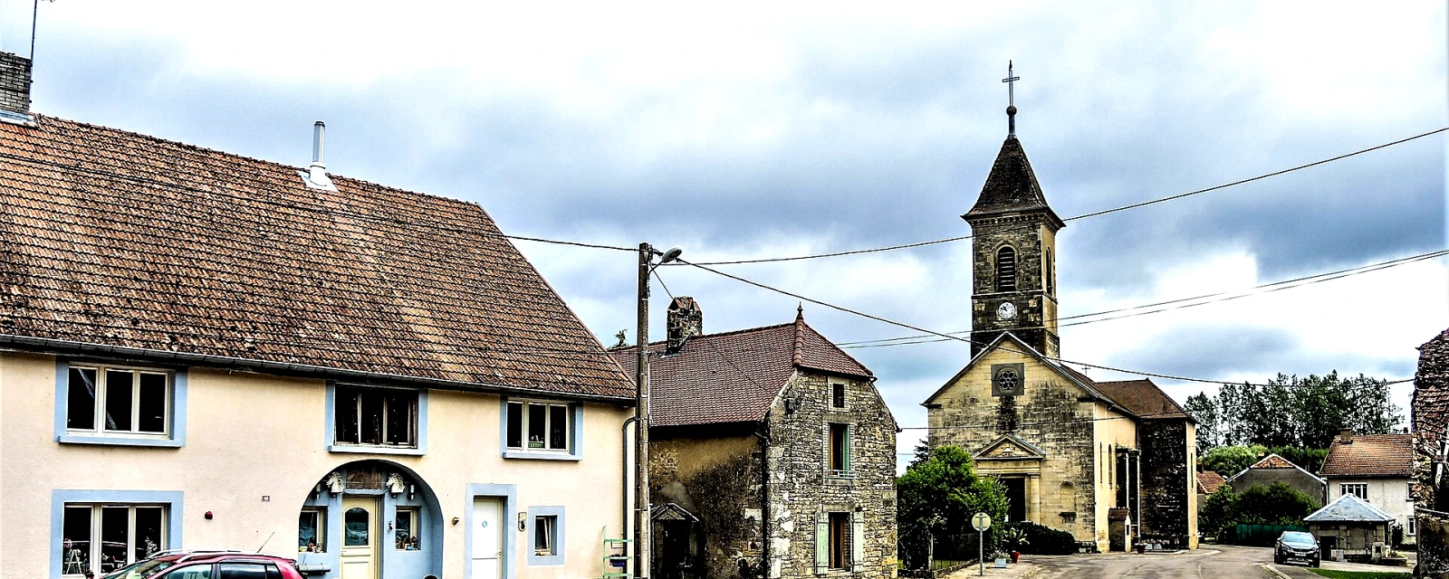 Vue de Bougey, Haute-Saône
