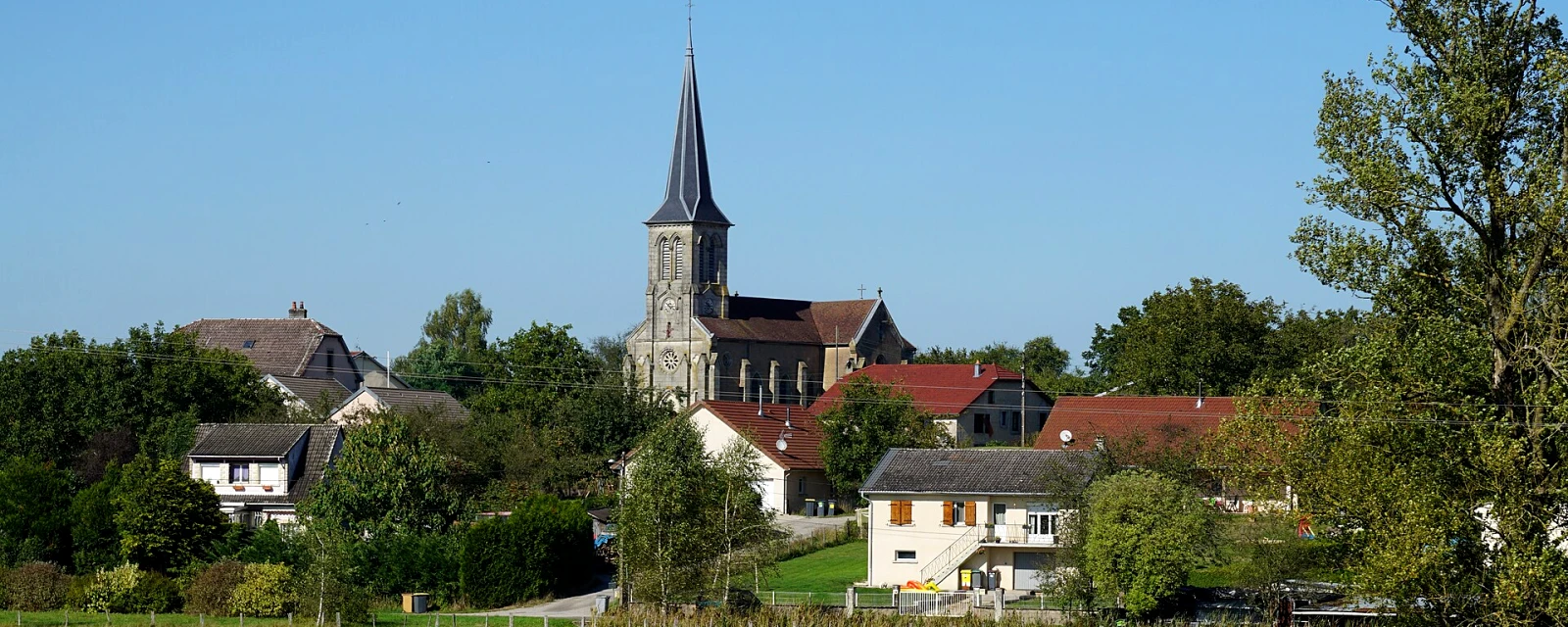 Vue de Bouhans-lès-Lure, Haute-Saône