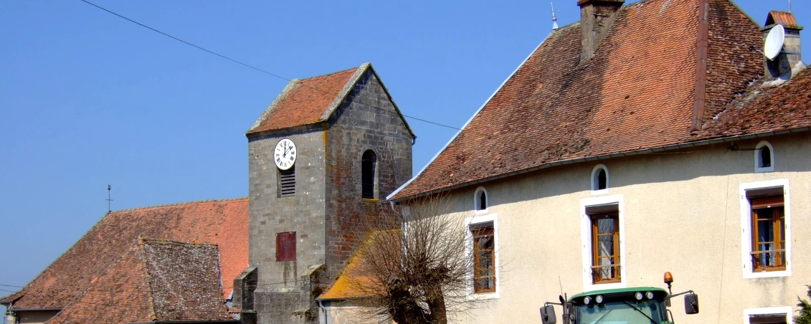 Vue de Bousseraucourt, Haute-Saône