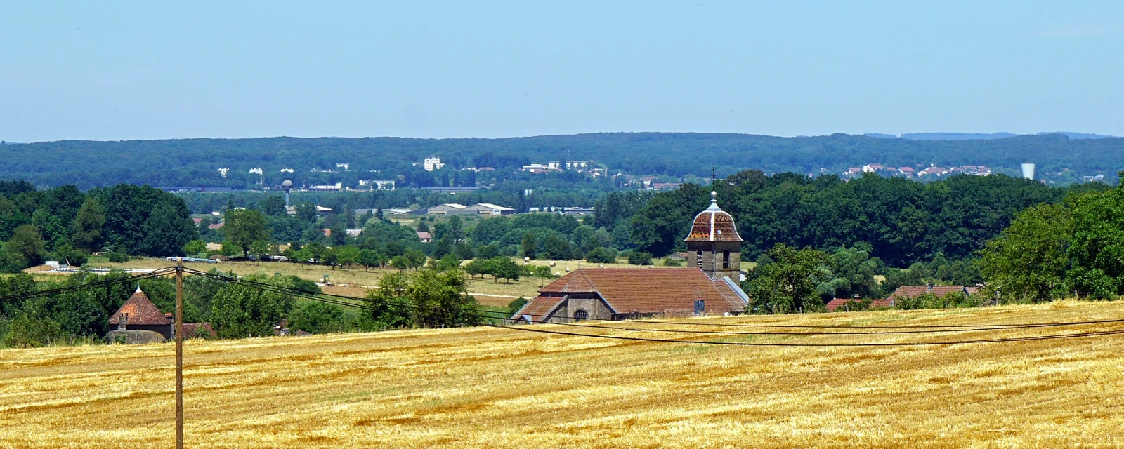 Vue de Brotte-lès-Luxeuil, Haute-Saône