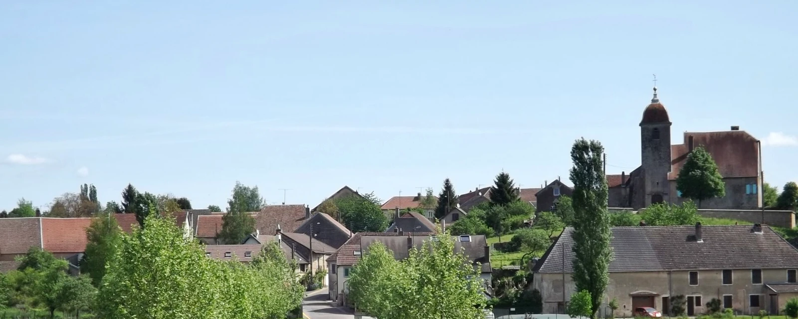 Vue de Bussières, Haute-Saône