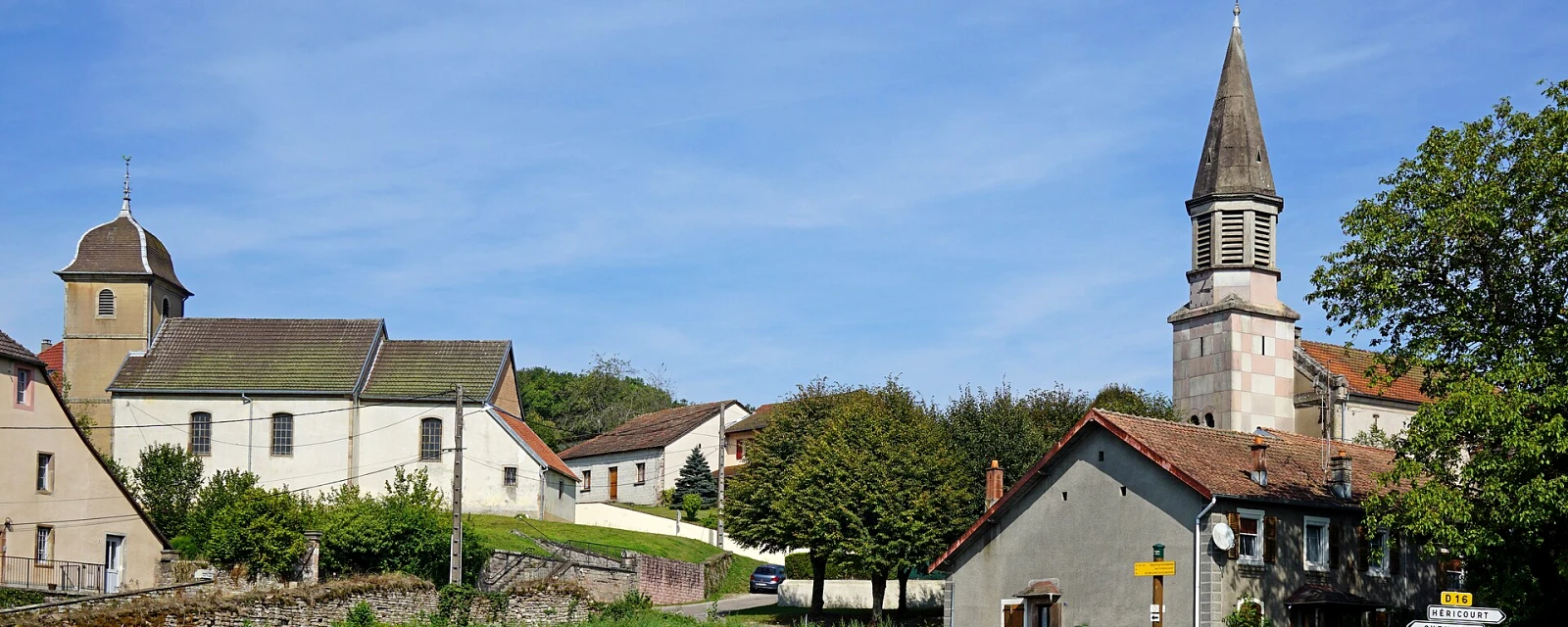 Vue de Chagey, Haute-Saône