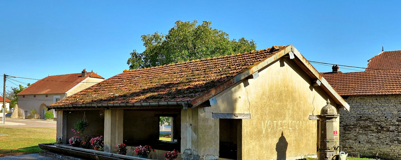 Vue de La Chapelle-Saint-Quillain, Haute-Saône