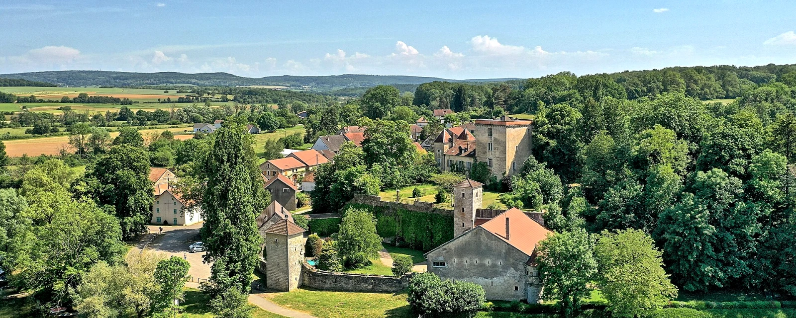 Vue de Chemilly, Haute-Saône