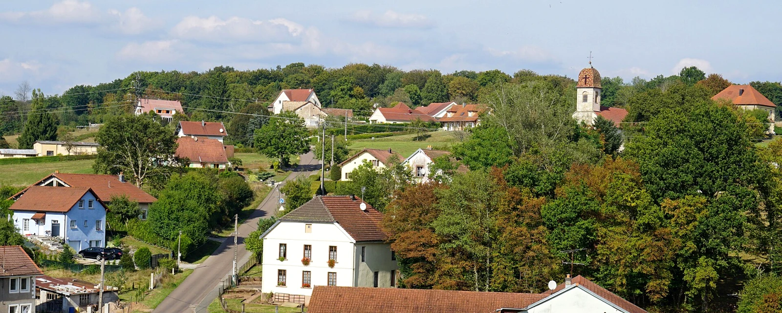 Vue de Chenebier, Haute-Saône