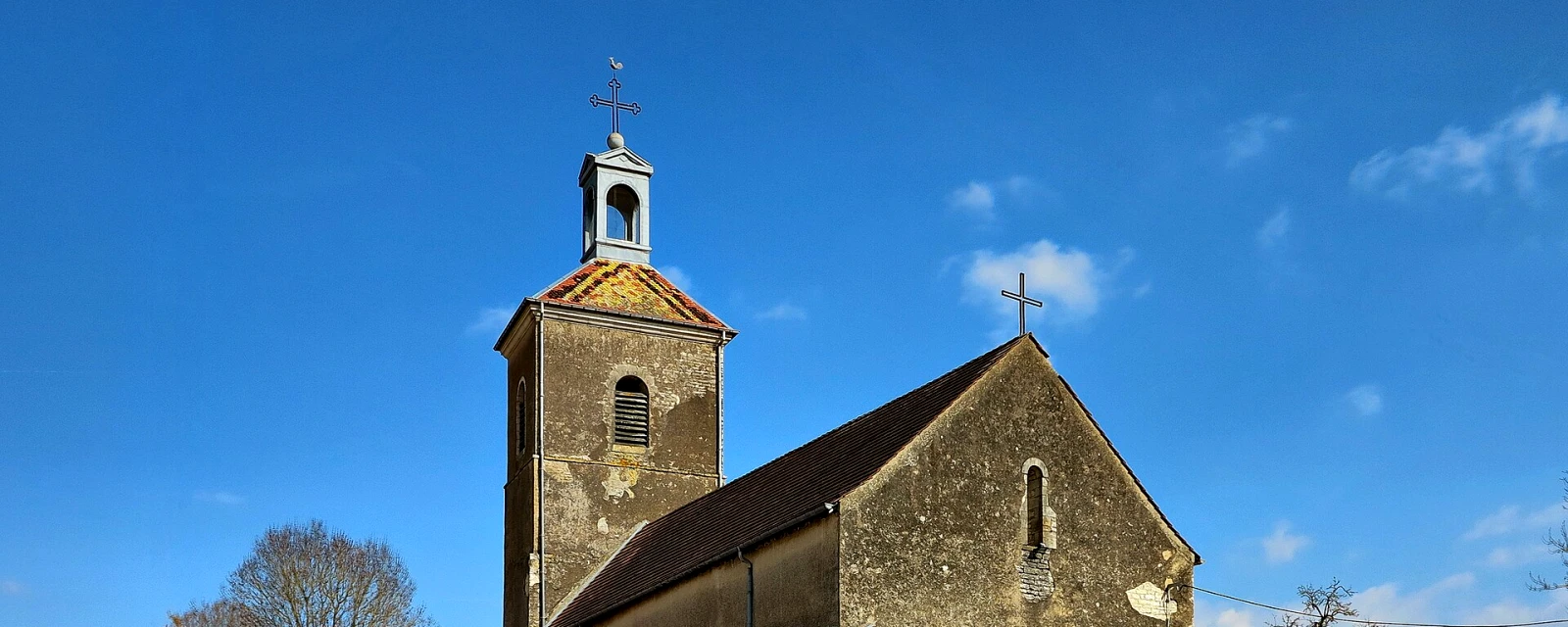 Vue de Chenevrey-et-Morogne, Haute-Saône