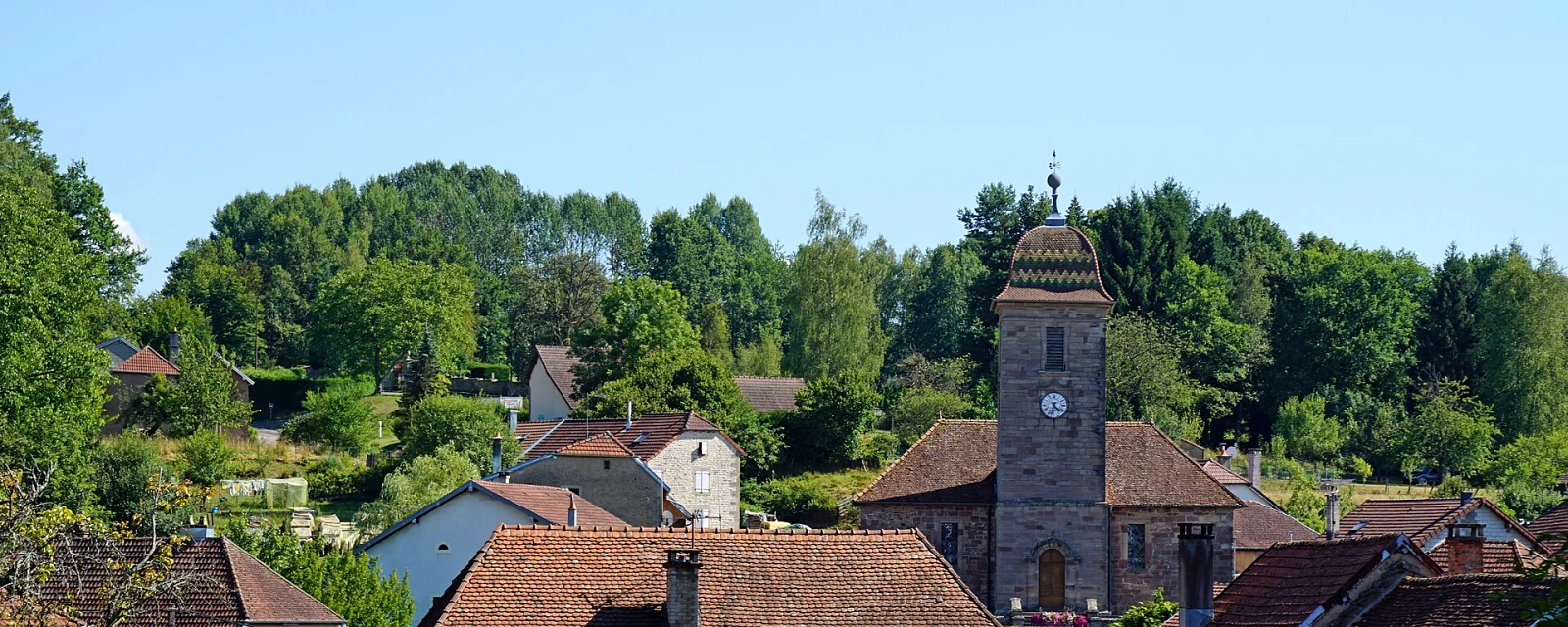 Vue de Clairegoutte, Haute-Saône