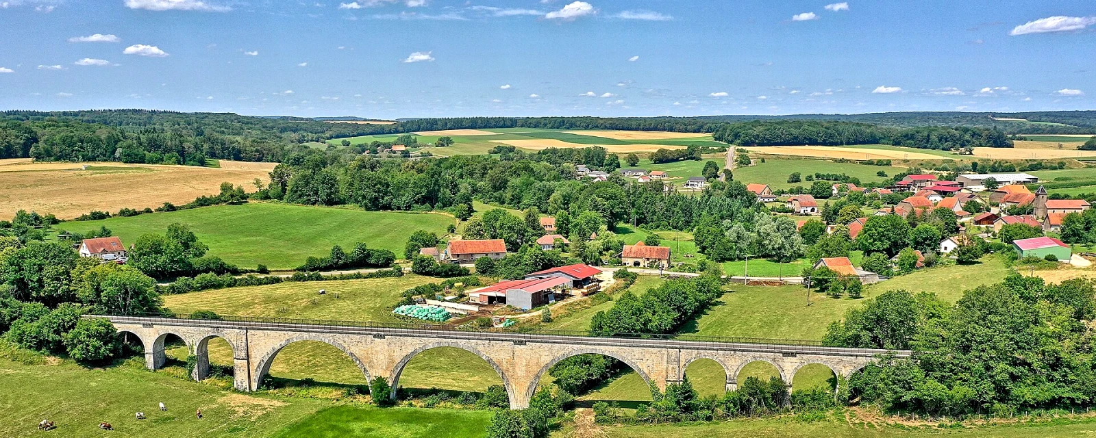 Vue de Cognières, Haute-Saône