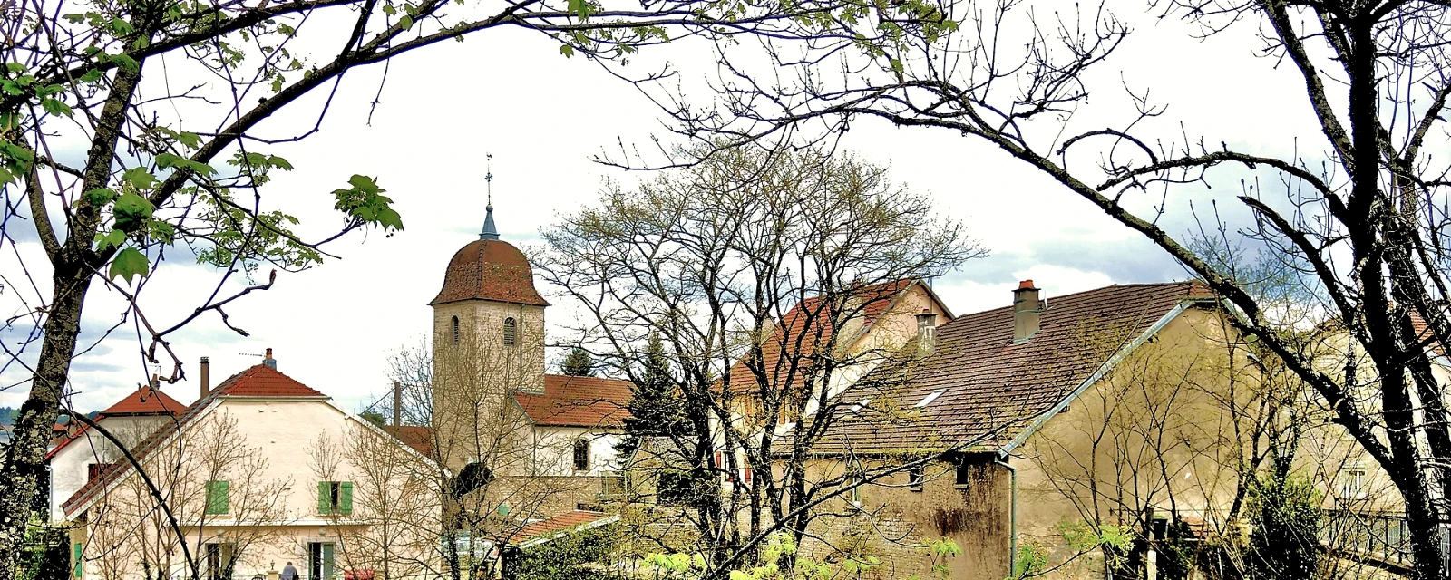 Vue de Colombe-lès-Vesoul, Haute-Saône