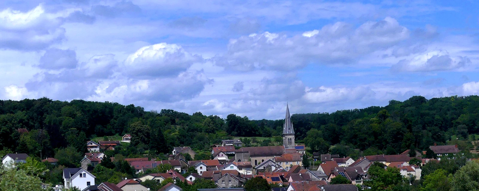 Vue de Colombier, Haute-Saône