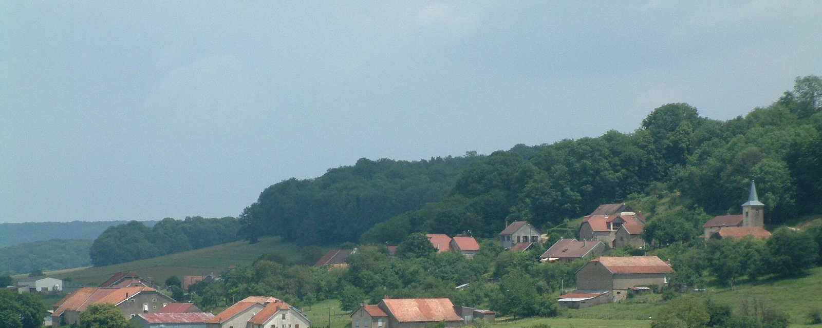 Vue de Colombotte, Haute-Saône