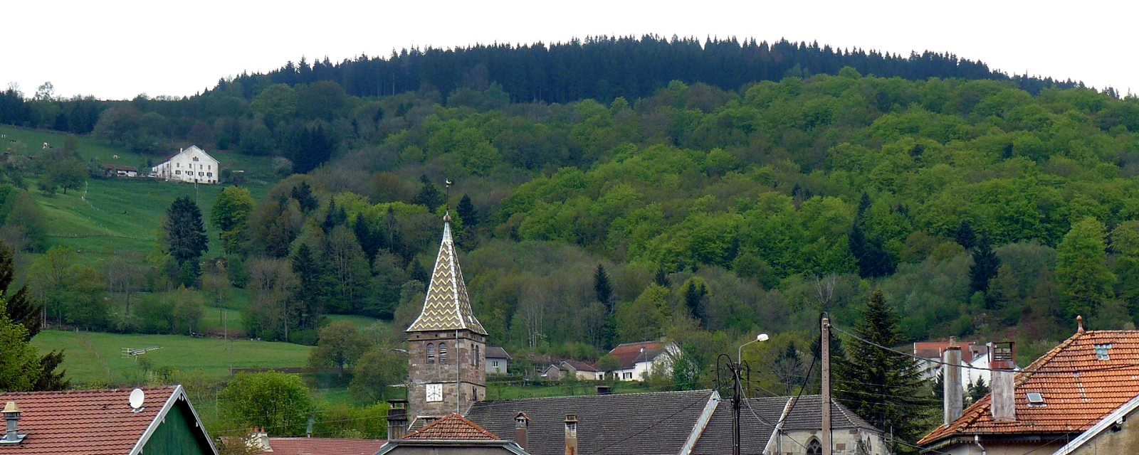Vue de Corravillers, Haute-Saône