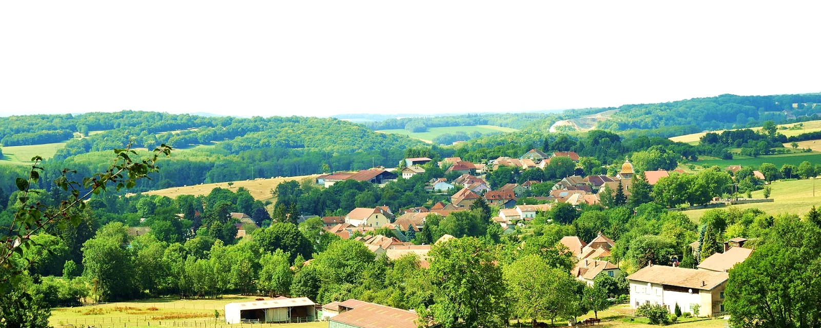 Vue de Belles-Fontaines, Haute-Saône