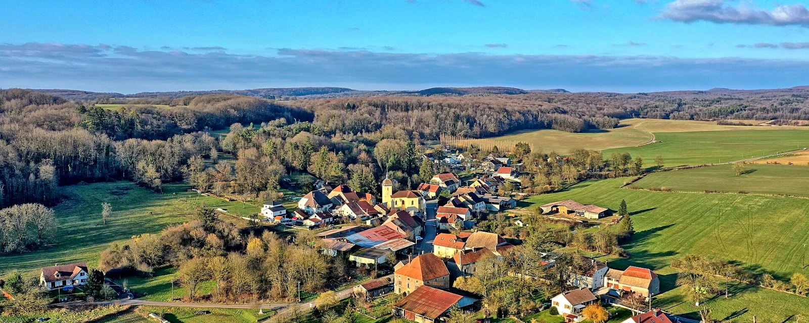 Vue de Courcuire, Haute-Saône