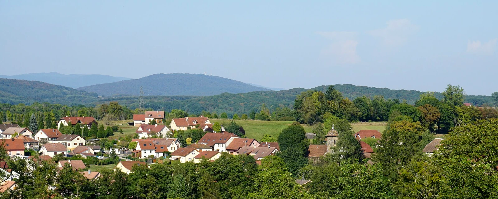 Vue de Couthenans, Haute-Saône