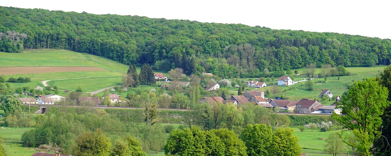 Vue de La Creuse, Haute-Saône