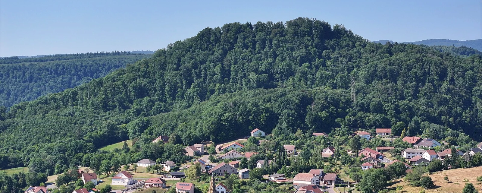 Vue de Étobon, Haute-Saône
