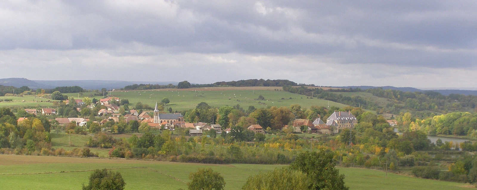 Vue de Fallon, Haute-Saône