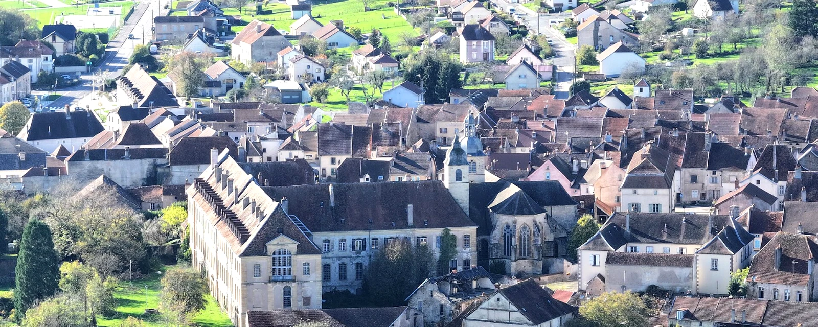 Vue de Faverney, Haute-Saône