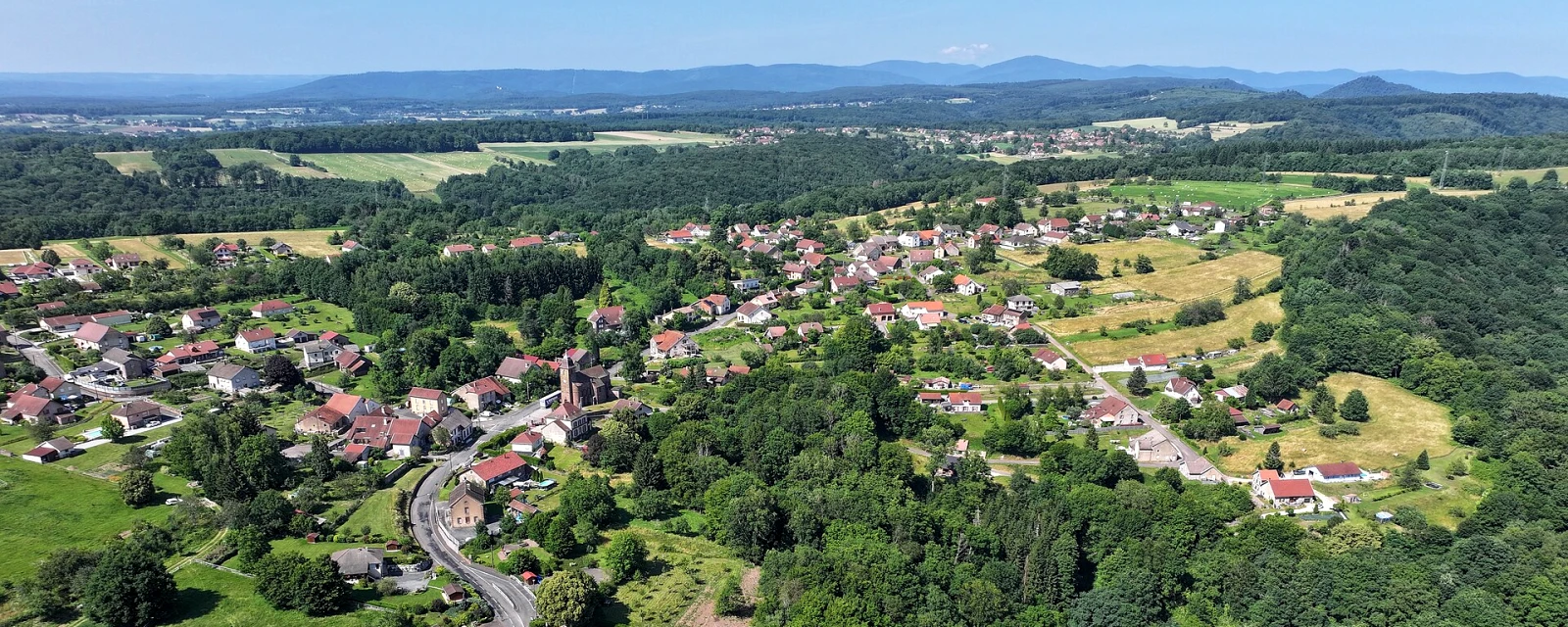 Vue de Faymont, Haute-Saône