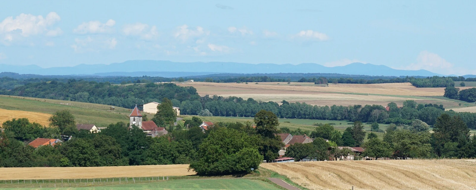 Vue de Fédry, Haute-Saône
